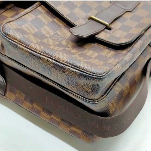 ⭐️EUC Louis Vuitton Broadway Ebene Brown Damier Messenger Bag - Picture 5 of 14